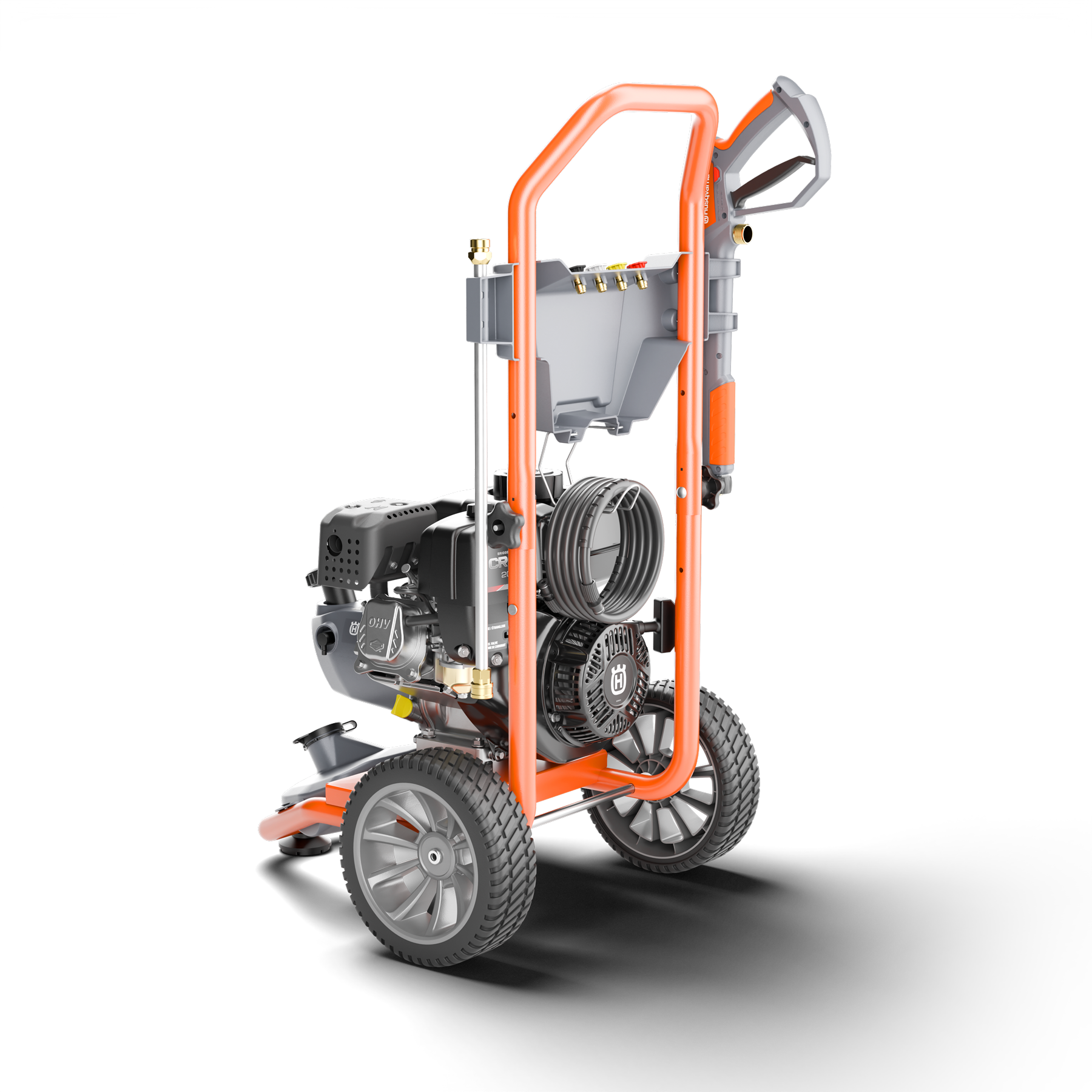 022012 Husqvarna pressure washer back angle view