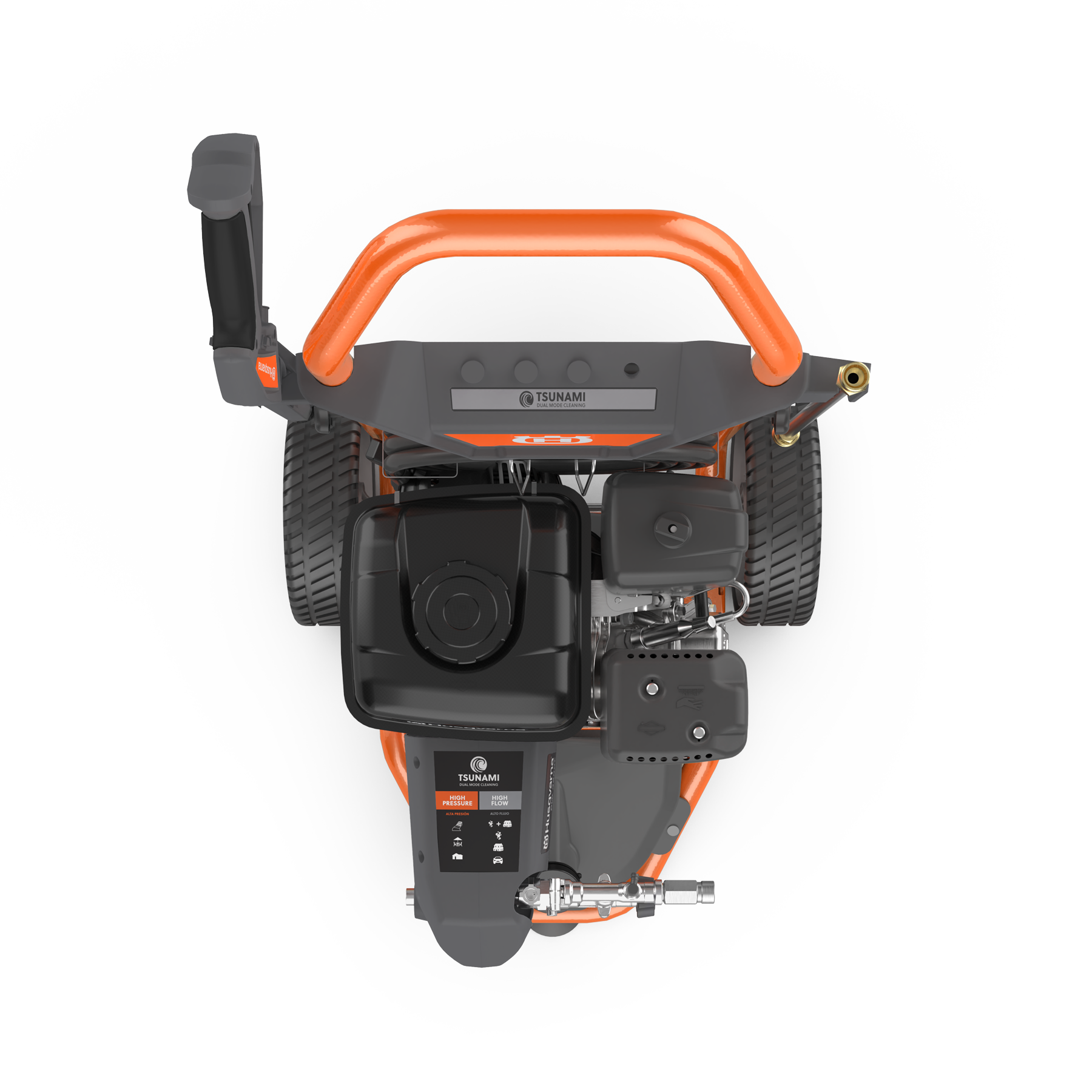 022049 Husqvarna pressure washer top view