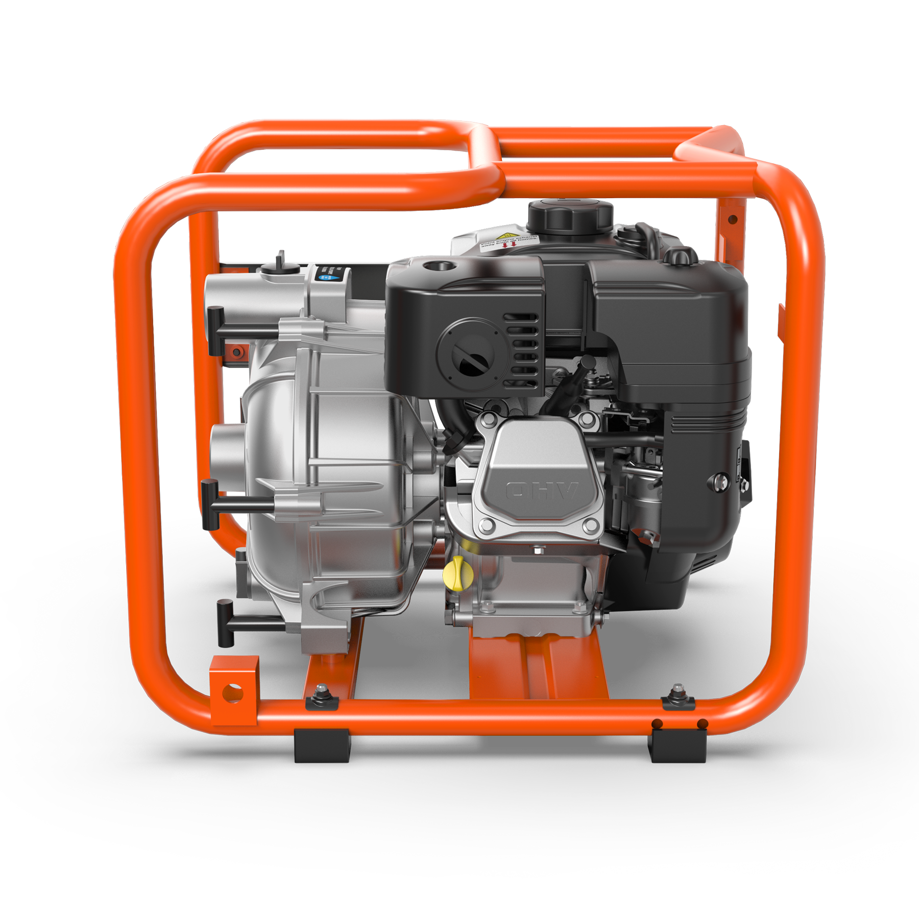 077005 Husqvarna semi-trash pump back view