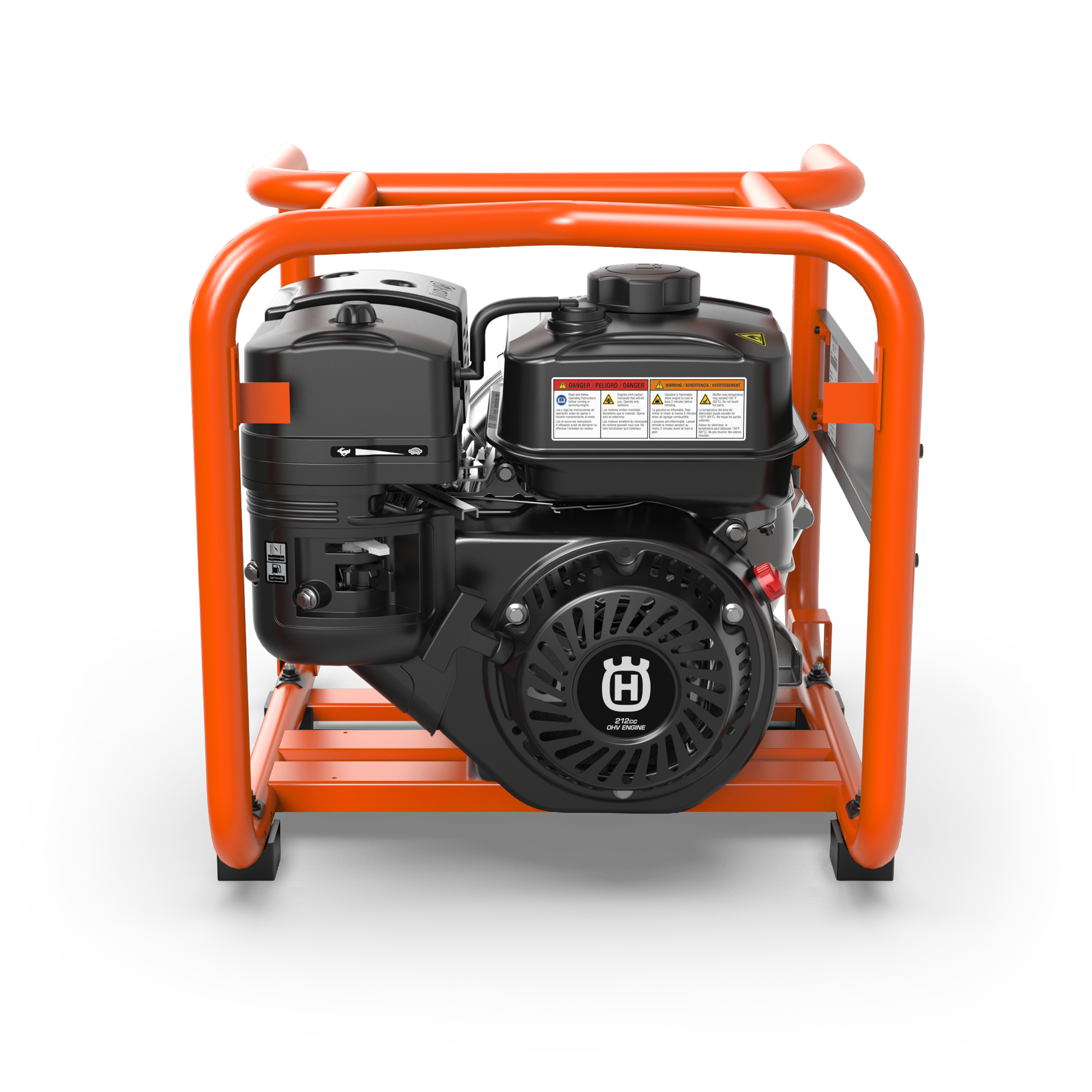 077005 Husqvarna semi-trash pump side view